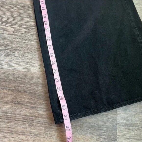 Universal Threads Mid-Rise Super Wide Leg Jeans - Black 4 - Picture 8 of 8